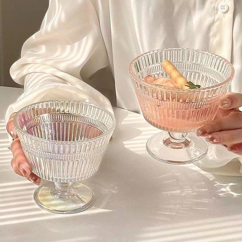 Скляна миска для десерту морозива
