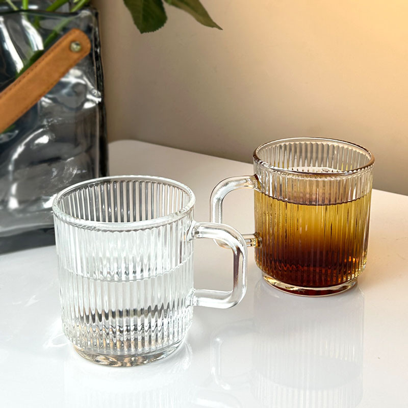 Iced American Glass Coffee Cup