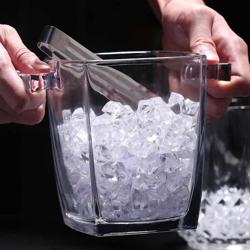 Internet Celebrity Transparent Glass Beer Bucket