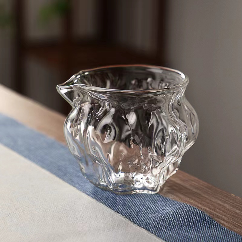 Japanese walnut glass fair cup