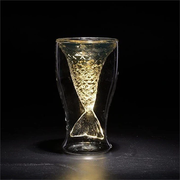 Mermaid glass cocktail glass