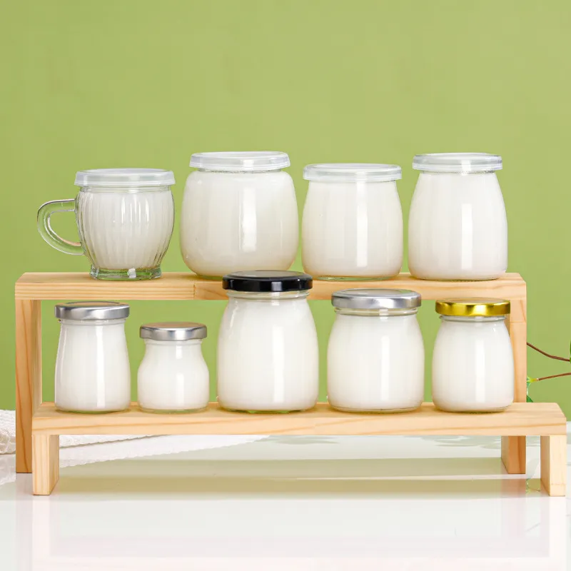 Pudding mjölk glasflaska