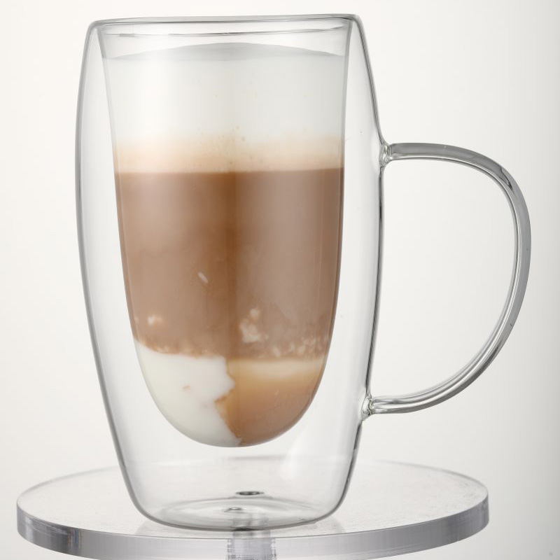 Simple Double-layered Glass Coffee Cup