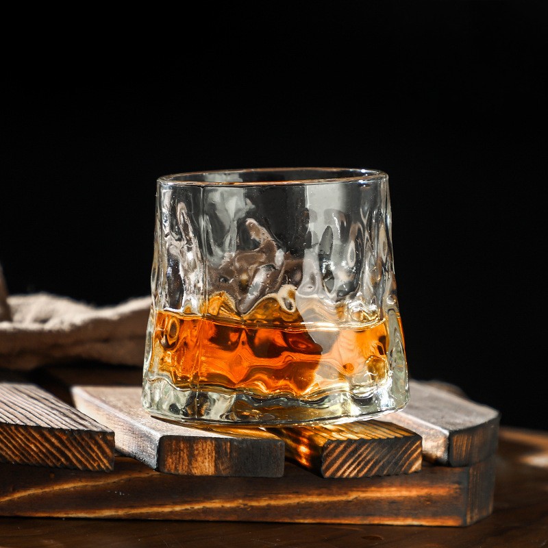 Bicchiere rotante da whisky