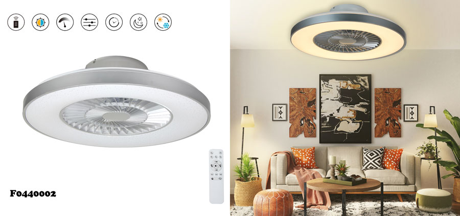 decorative ring ceiling light fan lamp