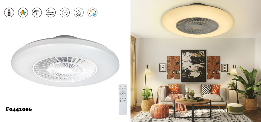 plastic ceiling light fan lamp
