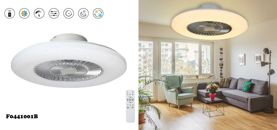 plastic ceiling light fan lamp