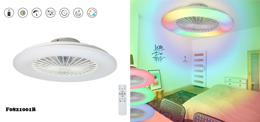 Ultra-thin Ceiling Fan Light