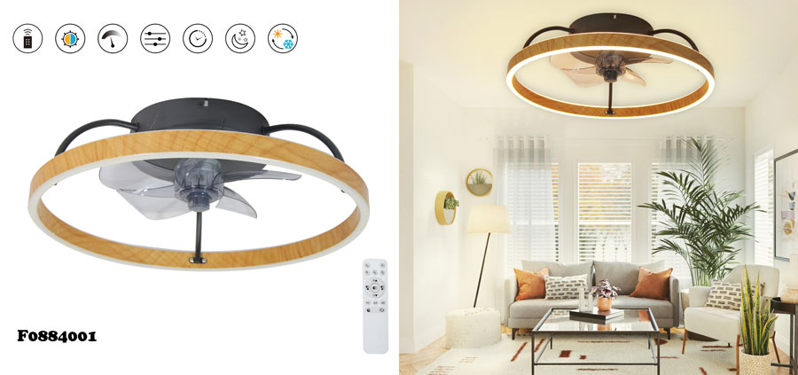 ultra-thin ceiling fan lights