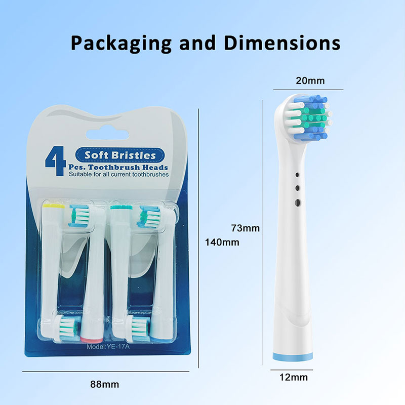 Deep Cleaning Rotating Toothbrush Head - 5 