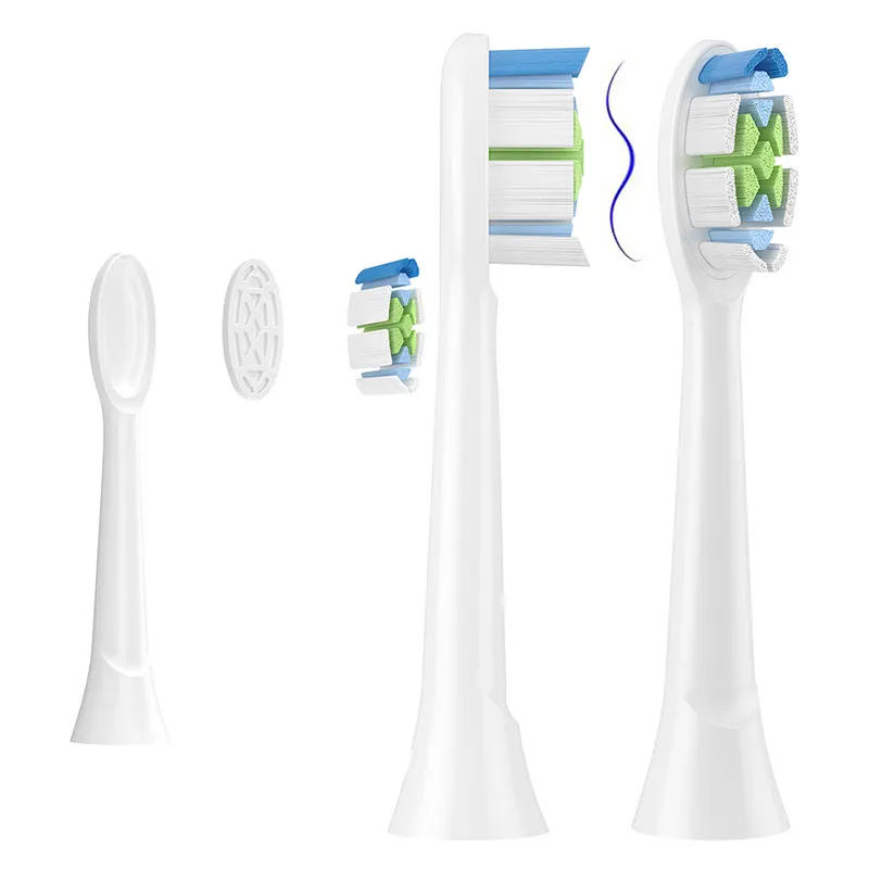 Copper-Free Bristle Flocking Sonic Toothbrush Head