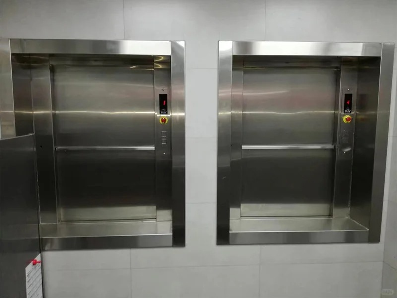 What are the precautions for the use of catering elevators?