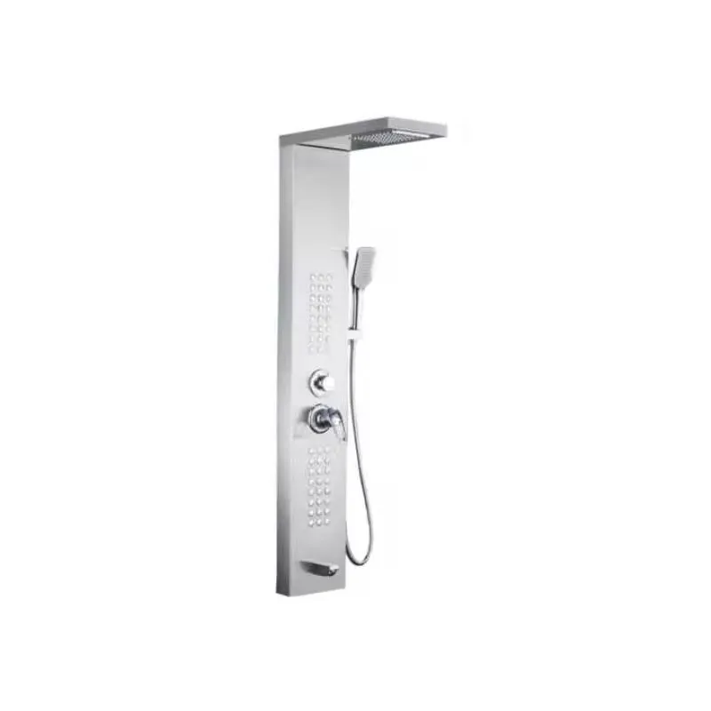 Shower Panel Tower System Wall Shower Panel Parts 304 Stainless Steel Modern Contemporary with Bathroom