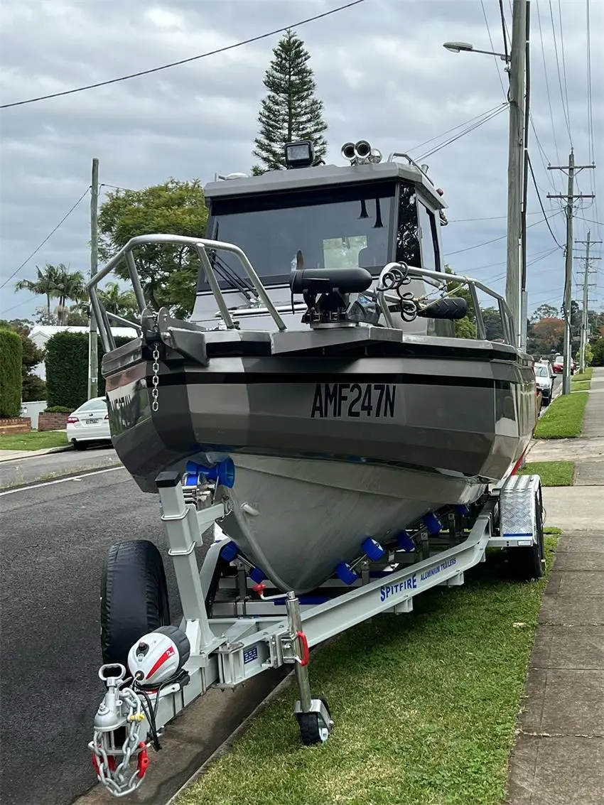 ALLheart 25 футів алюмінієвого сплаву Cuddy Cabin Fishing Boat Leader 768