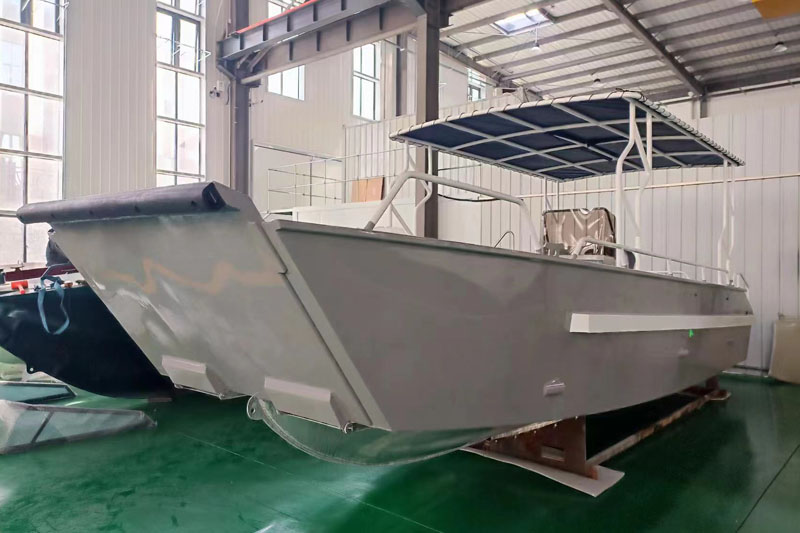 Bateau de débarquement en aluminium de 46 pieds avec certification CE