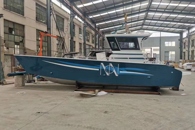 7.9m / 26 ft Work Landing Craft Aluminium Boat karo Motor