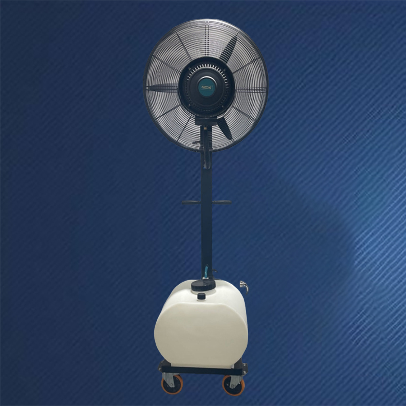 Ventilador de refrigeración exterior con humidificador
