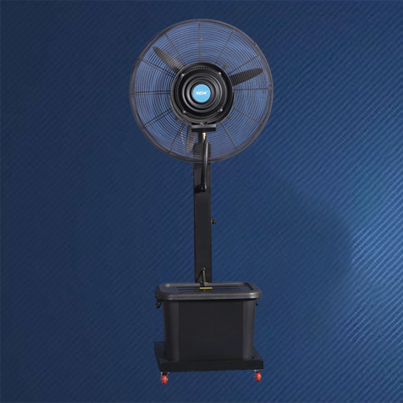 Външен преносим вентилатор за охлаждане с овлажнител