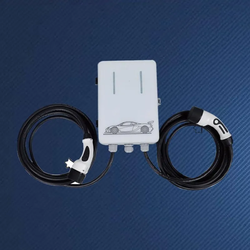 Dual-Connector Car Charging Station