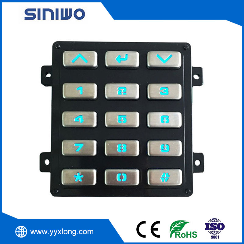 Precautions for using the Stainless Steel Illuminated Keypad