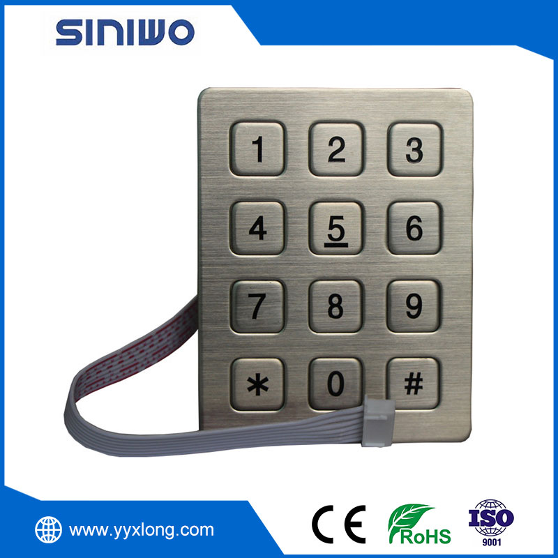 3x4 Numeric Industrial Keypad