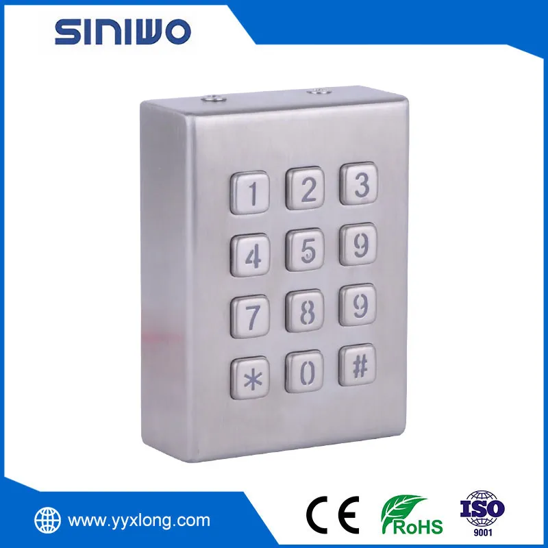 Industrial Backlight Waterproof Metal Keypad