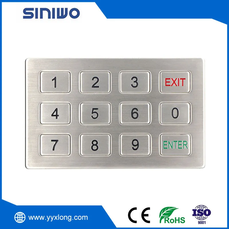 Industrial Cabinet Lock Keypad