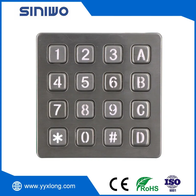 Industrial Kiosk Keypad