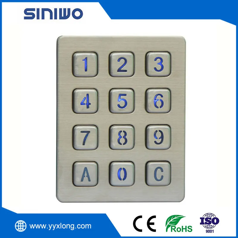 Industrial LED Backlihgt Keypad