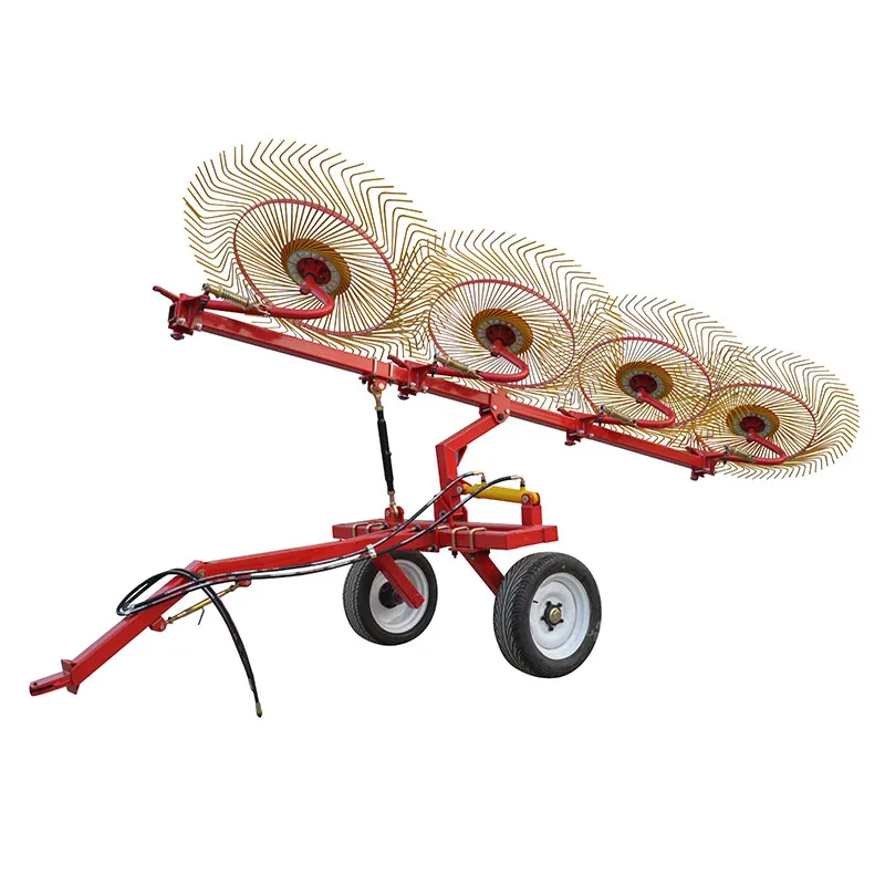 The single side wheel rake significantly improves the efficiency of hay and forage harvesting