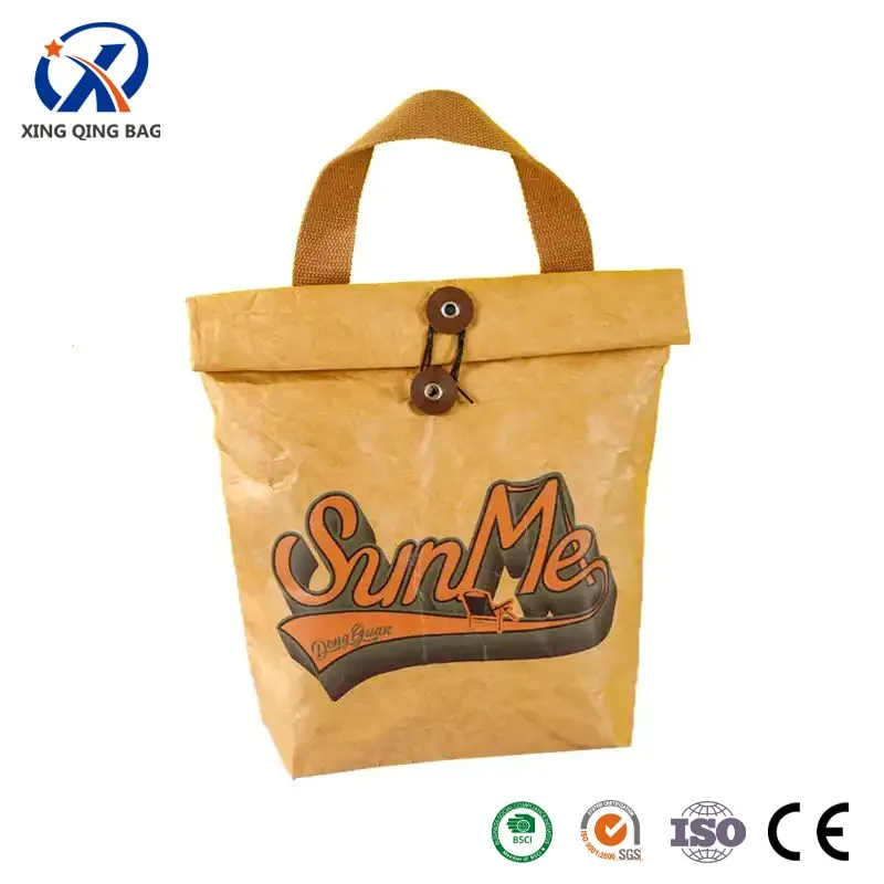 Braune Tyvek-Lunchtasche