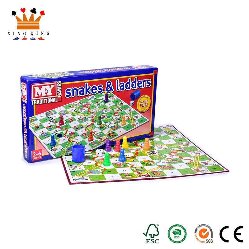 What are the rules for the Snakes and Ladders Game?