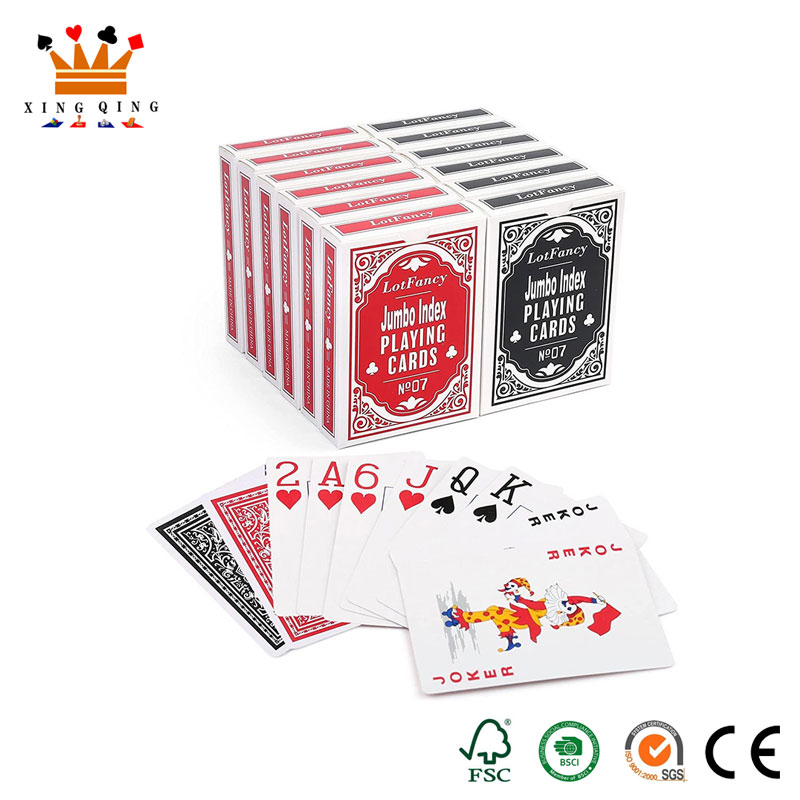 Thẻ chơi sòng bạc chỉ số Jumbo cổ điển