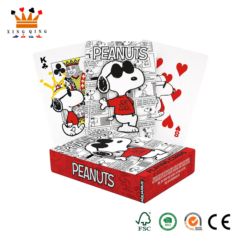 Spersonalizowane karty do gry Peanuts