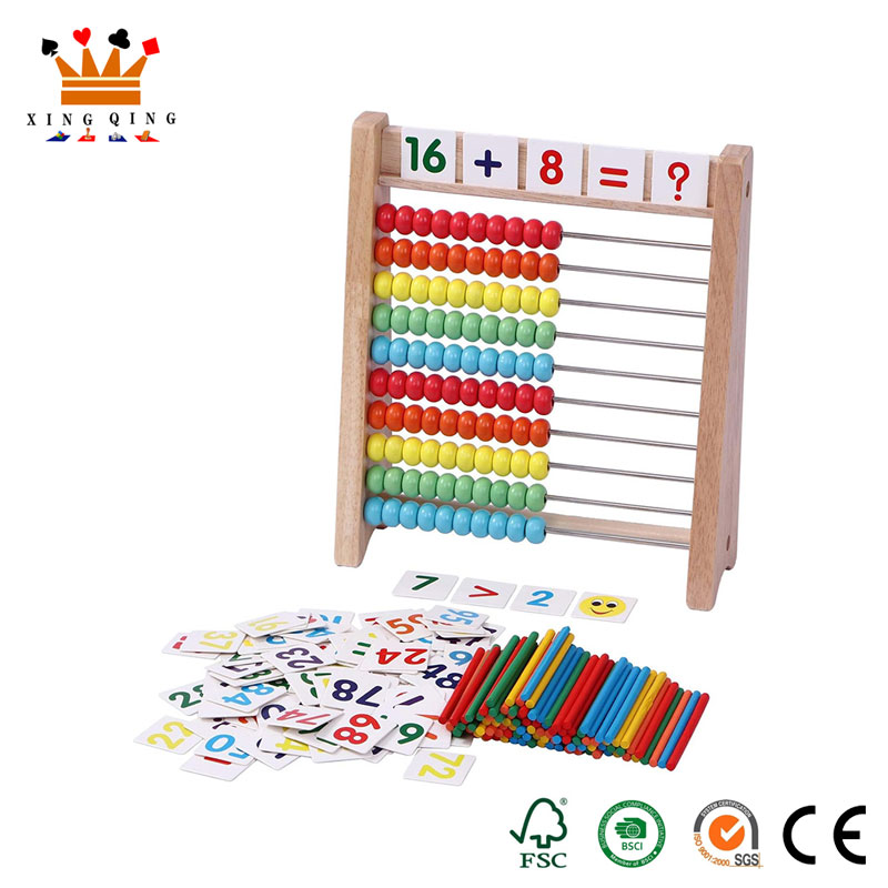 Wooden Abacus Toys for Kids Math