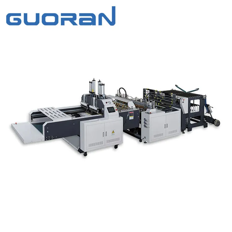 Hot Cutting Heat Sealing Computer Controlled Biodegradable Bag Making Machine