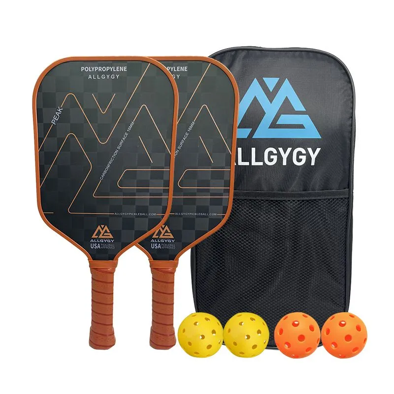 18K anglies pluošto Pickleball irklų rinkinys