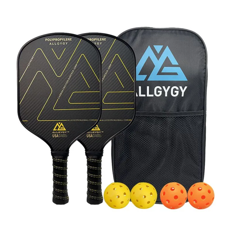 Set di pickleball e paddle in fibra di carbonio T700 3K