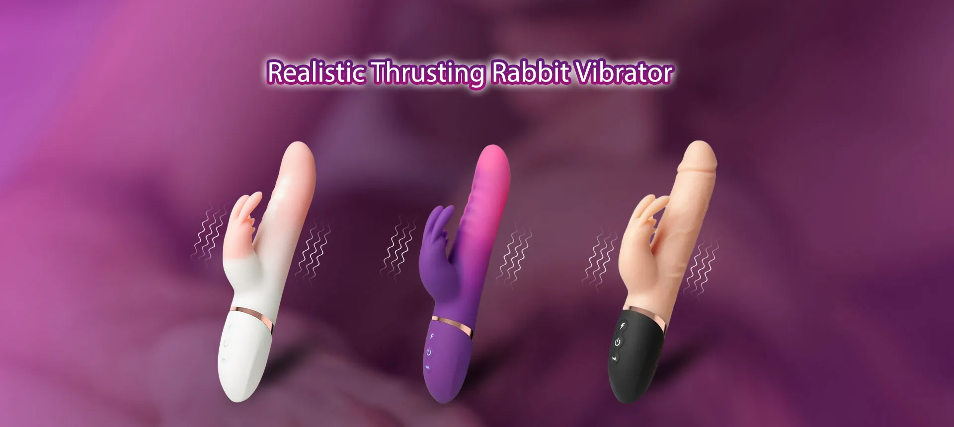 Realistische stoßende RabbitVibrator Factory