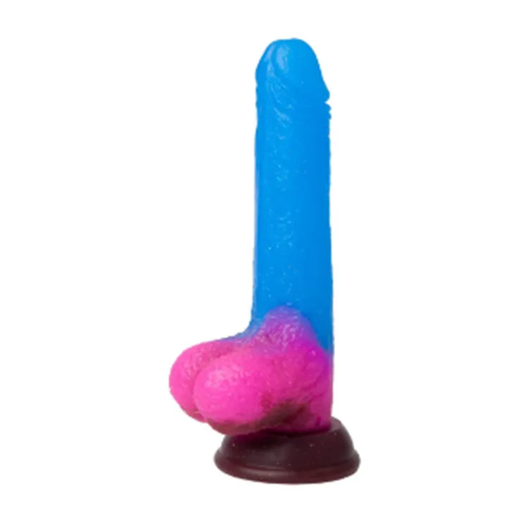 Dildo Silikon Berwarna-warni