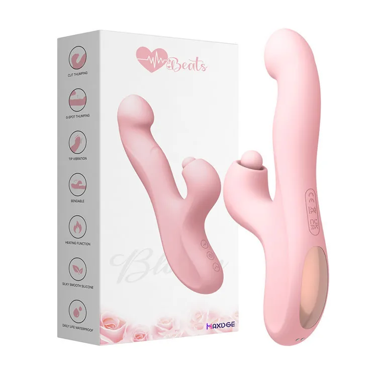 Vibrador de coelho batendo no ponto G