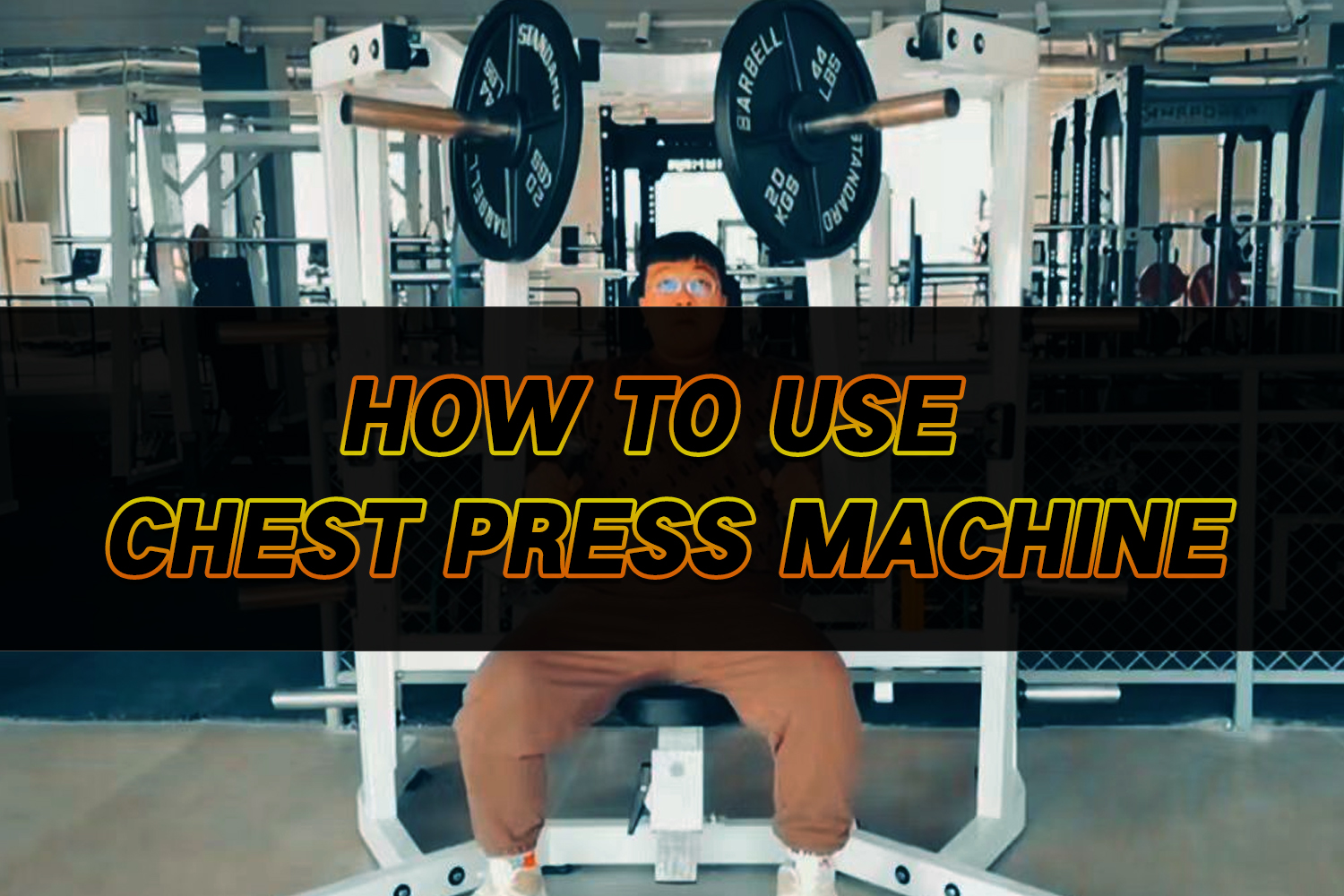 How to use chest press machine?