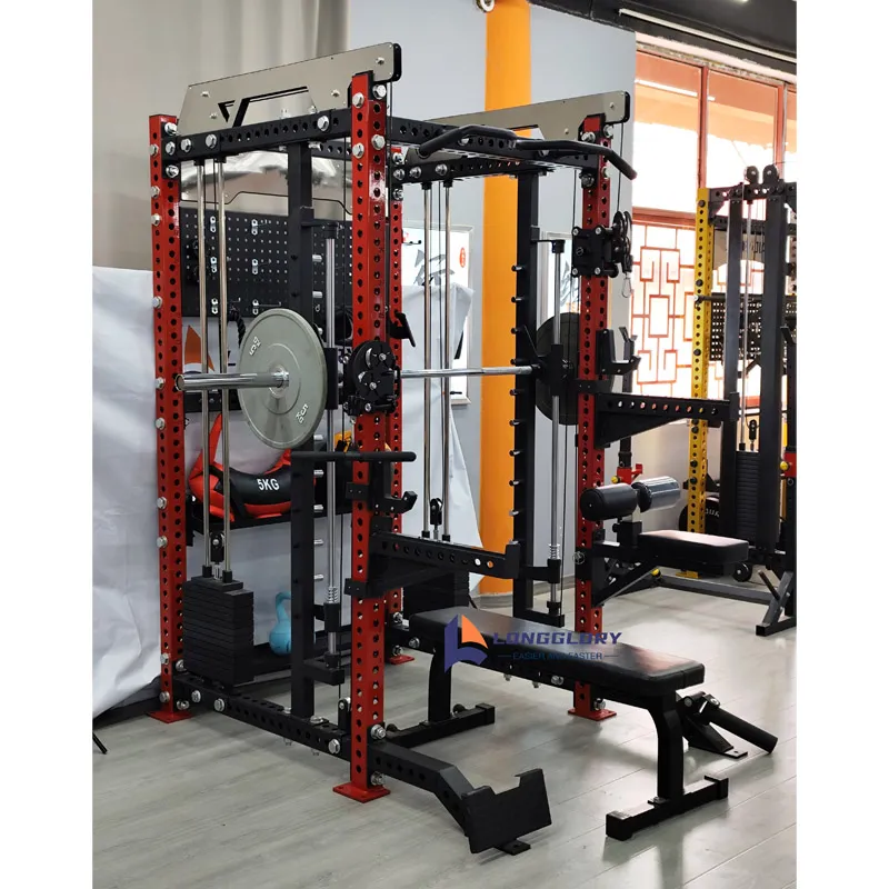 Multi-functional Smith Machine Power Rack