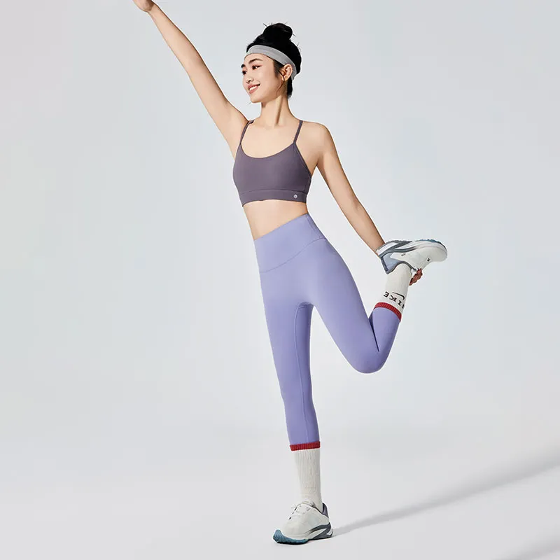 Leggings de sport violets pour femmes