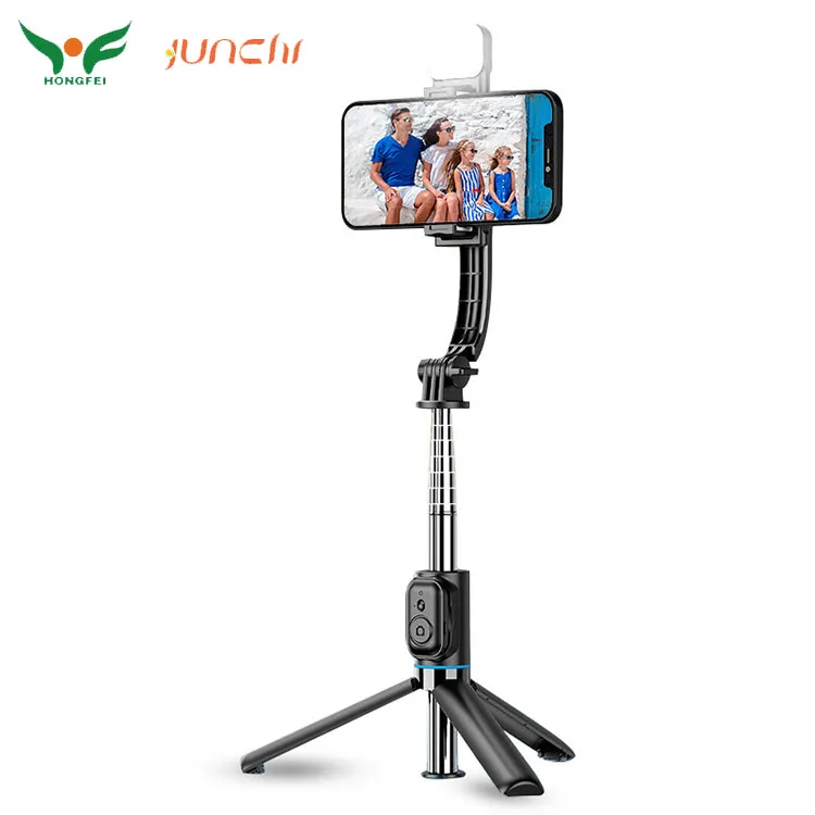 Live Fill Light Selfie Stick telefontartó