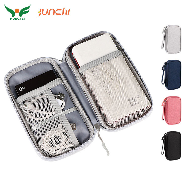 Portable Data Cable Charger Bag