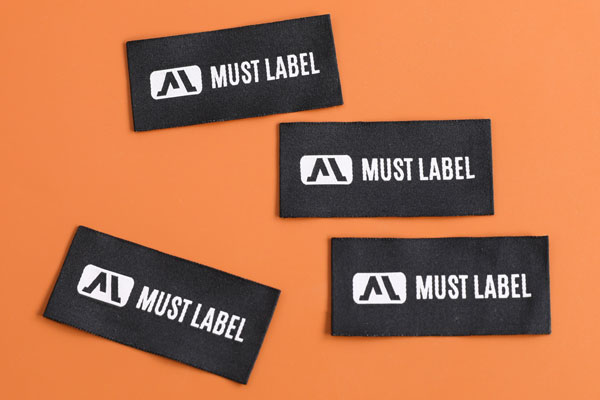 Woven trademark labels