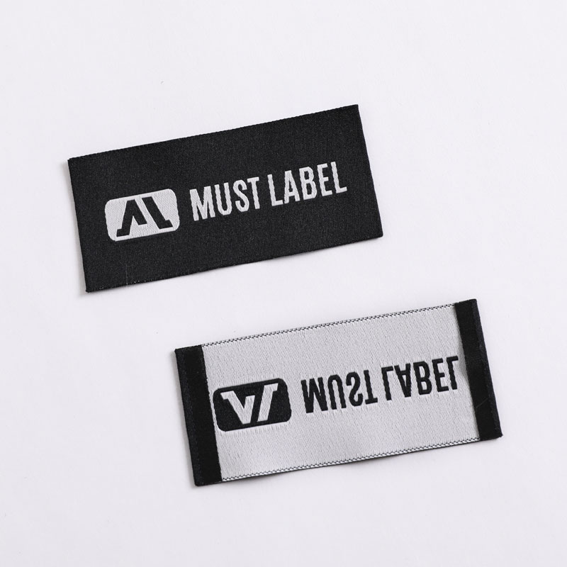 End Fold Left/Right Woven Labels