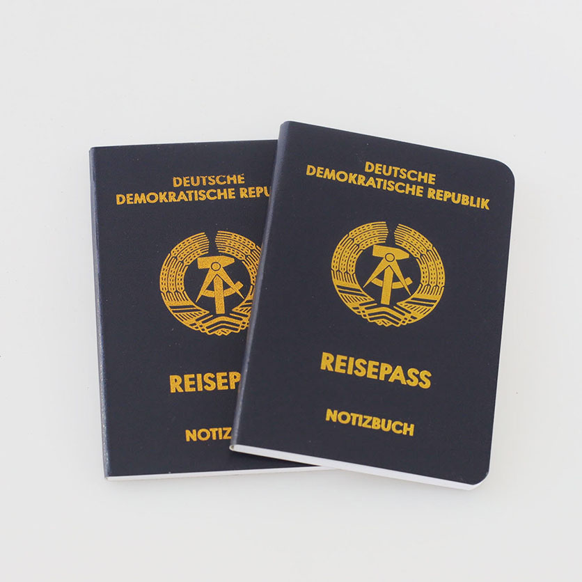 Paspoort reisnotitieboekje