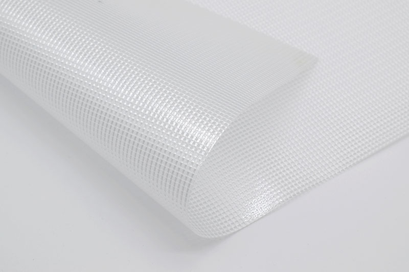 Transparent laminated mesh cloth